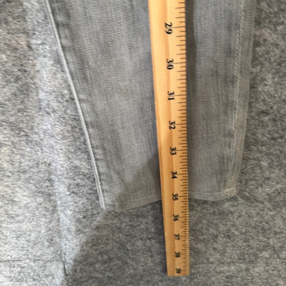 Mother “The Looker” Skinny Jeans Holy Smokes Grey Distressed Size 26 - Picture 9 of 16